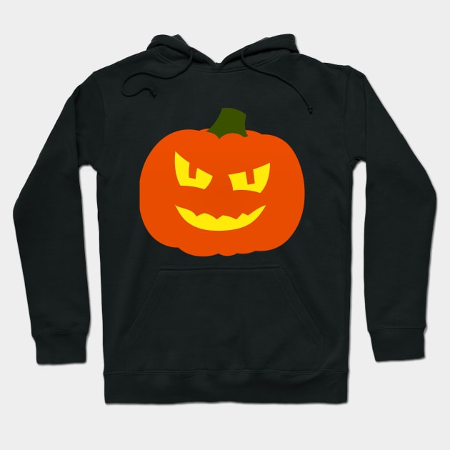 Halloween Funny Rough Scary Pumpkin Face Hoodie by koolteas